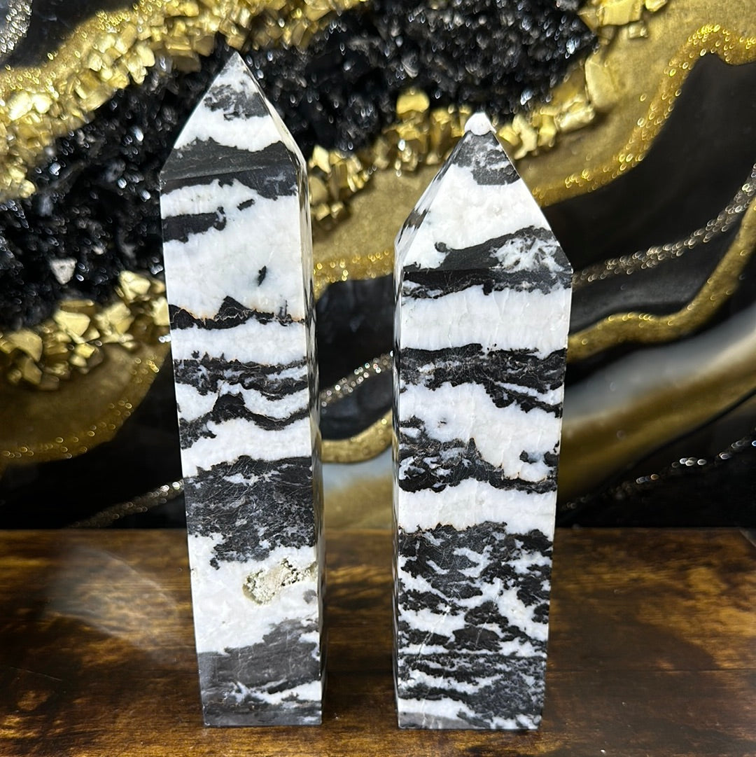 Zebra Calcite Tower