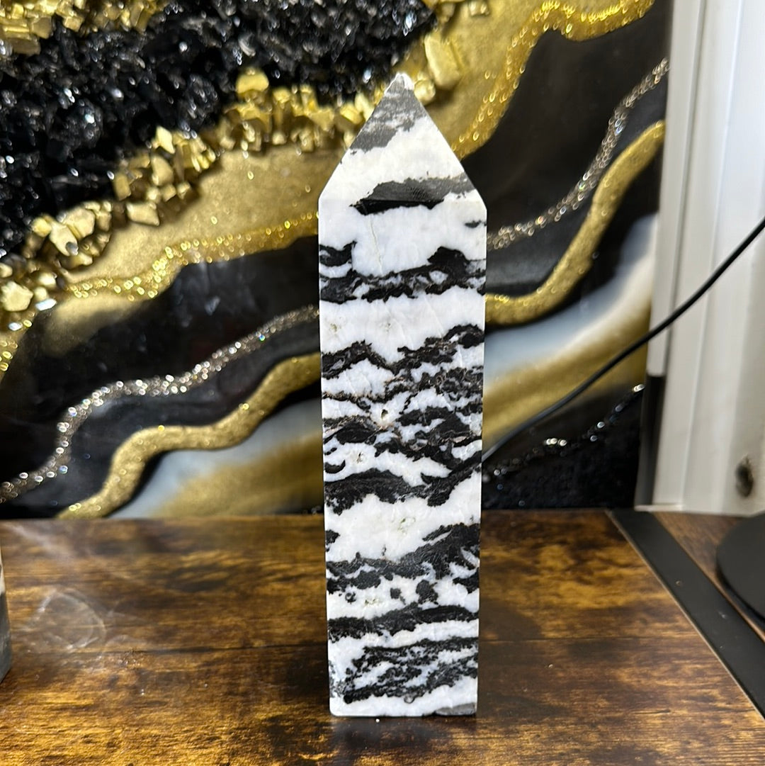 Zebra Calcite Tower