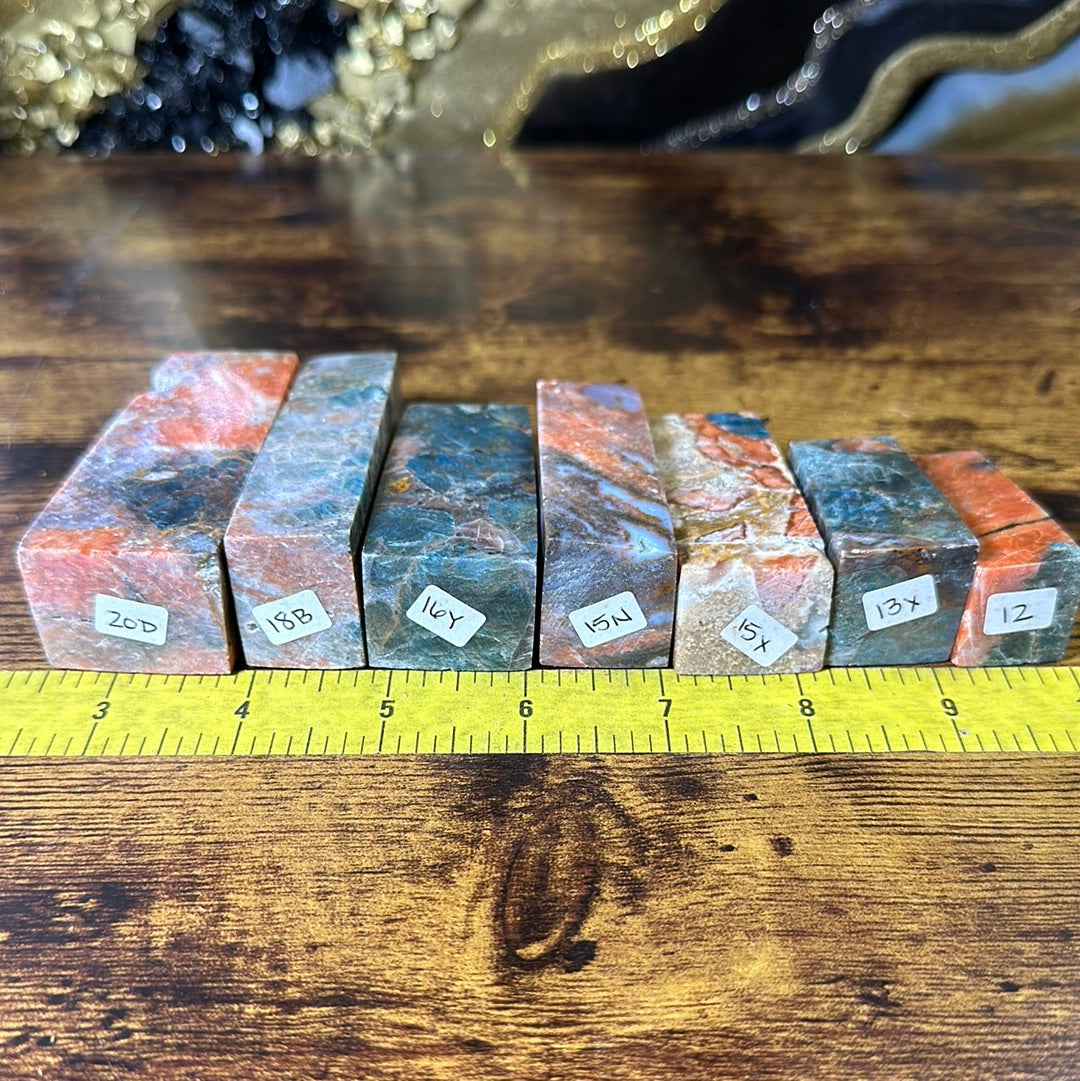 Sunstone with Apatite Tower