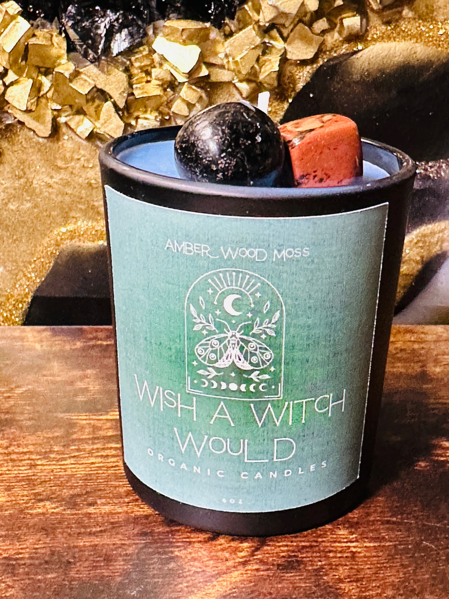 Wish a Witch Would - Amberwood Moss Candle / Wax Melt