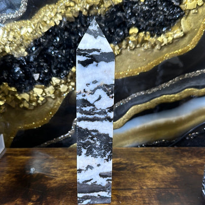 Zebra Calcite Tower