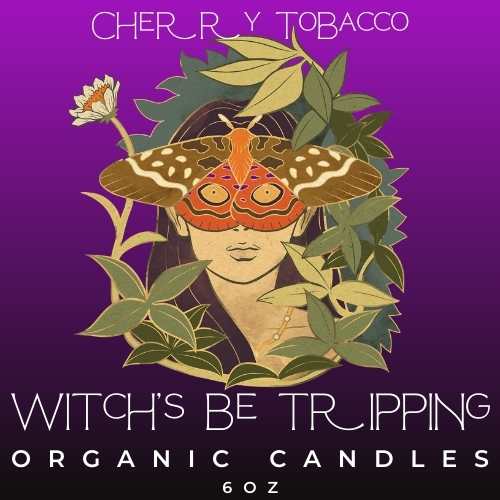 Witch's Be Tripping - Cherry Tobacco Candle / Wax Melt